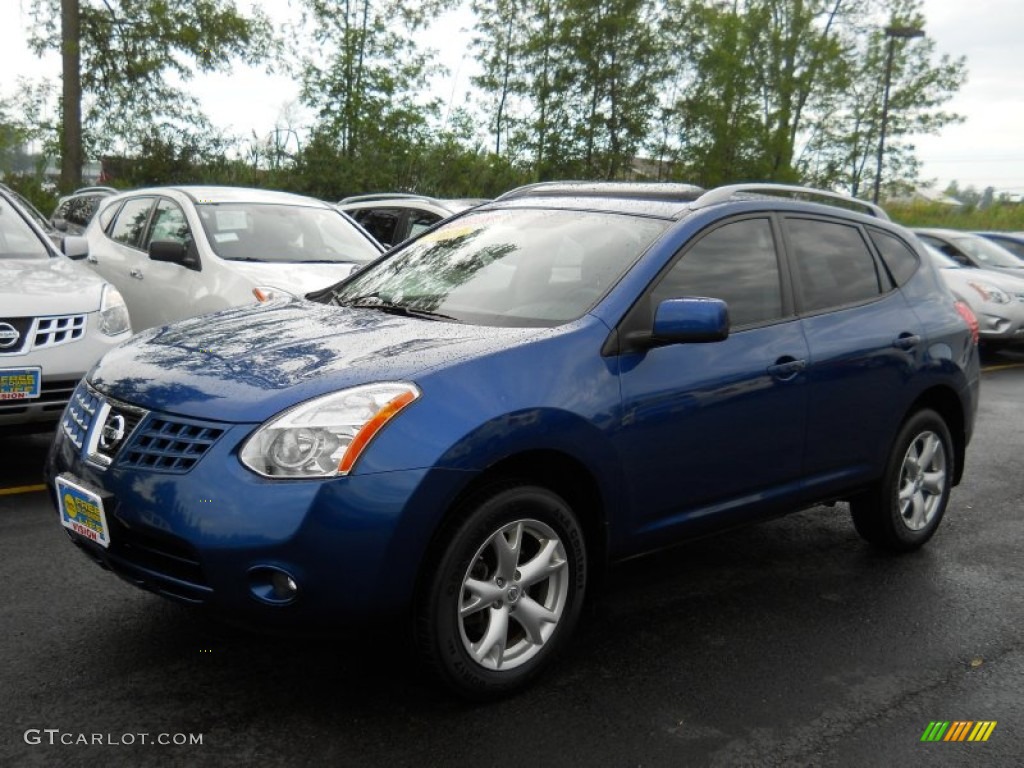 2008 Rogue SL AWD - Indigo Blue Metallic / Gray photo #1