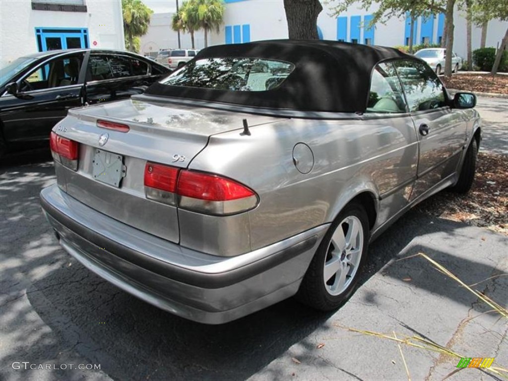 2003 9-3 SE Convertible - Steel Grey Metallic / Charcoal Grey photo #3