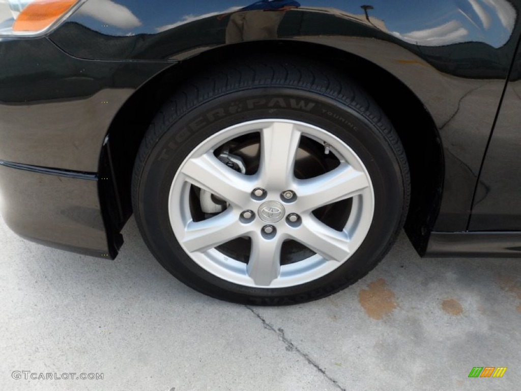 2007 Camry SE V6 - Black / Dark Charcoal photo #12