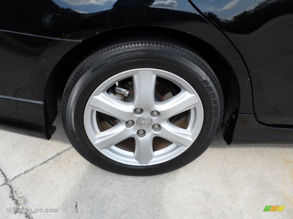 2007 Camry SE V6 - Black / Dark Charcoal photo #14
