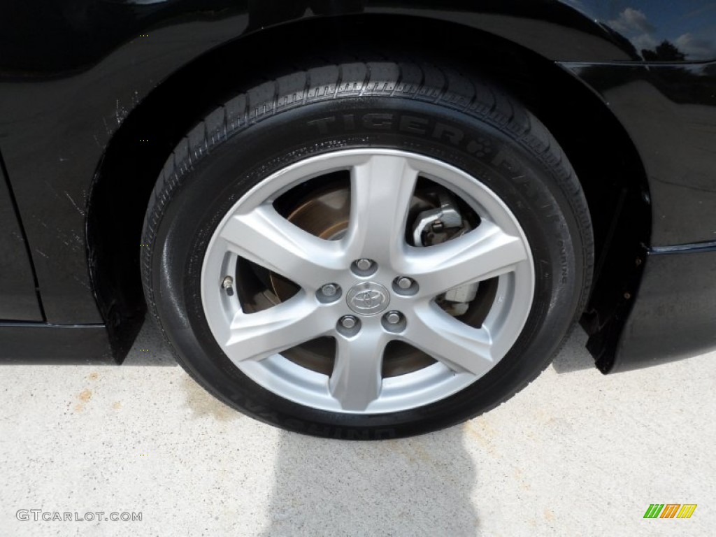 2007 Camry SE V6 - Black / Dark Charcoal photo #15