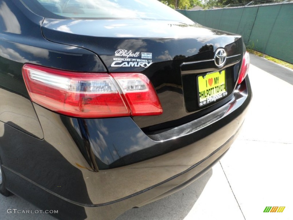 2007 Camry SE V6 - Black / Dark Charcoal photo #23