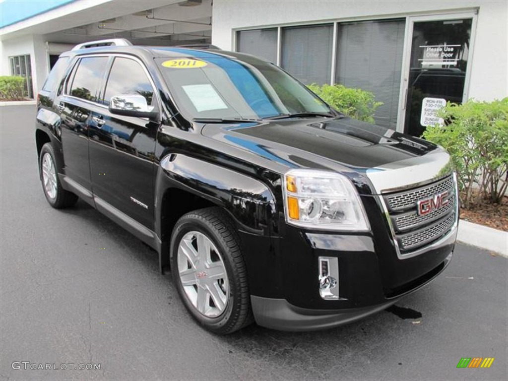 2011 Terrain SLT - Onyx Black / Jet Black photo #1