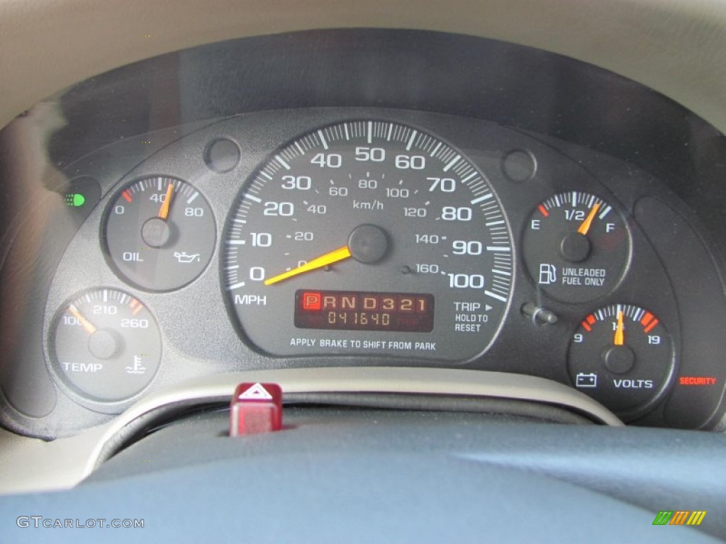 1999 Chevrolet Astro LS Passenger Van Gauges Photo #51908336