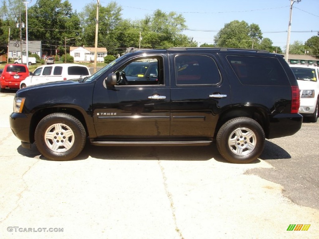 Black 2008 Chevrolet Tahoe LS 4x4 Exterior Photo #51908573