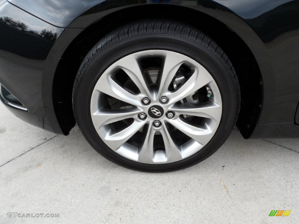 2011 Sonata SE - Midnight Black / Black photo #13