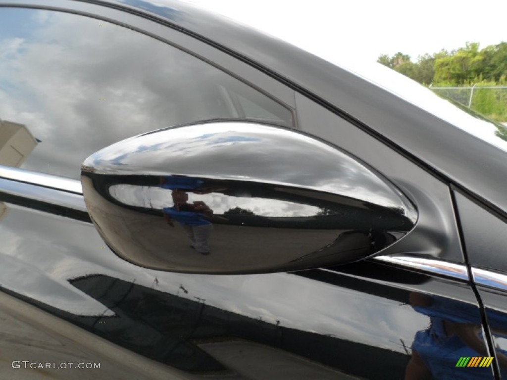 2011 Sonata SE - Midnight Black / Black photo #17