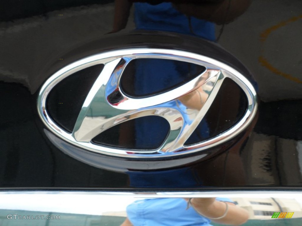 2011 Sonata SE - Midnight Black / Black photo #20