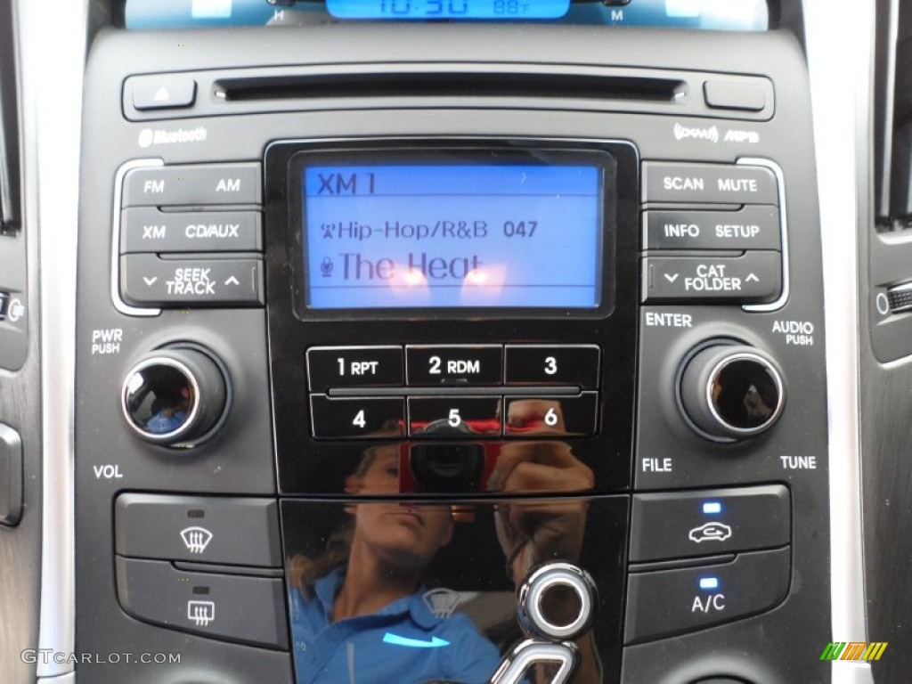 2011 Sonata SE - Midnight Black / Black photo #39