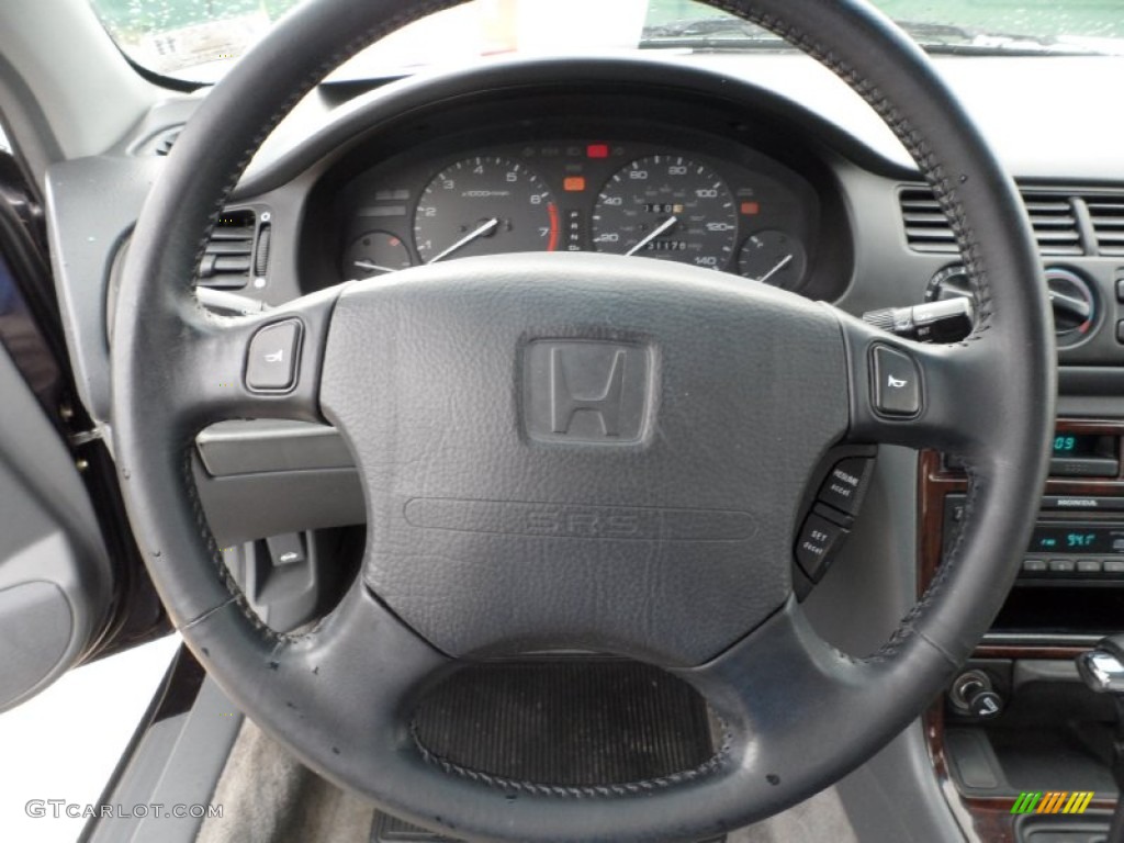 1997 Accord SE Sedan - Black Currant Metallic / Gray photo #40