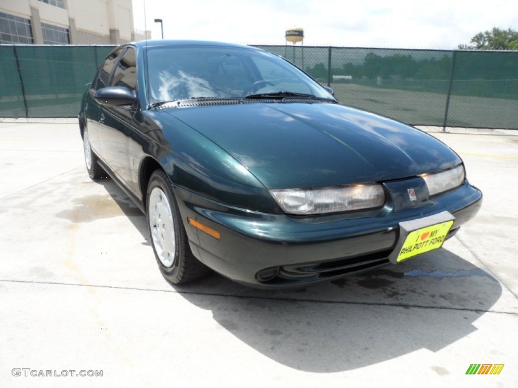1997 S Series SL2 Sedan - Dark Green / Gray photo #1