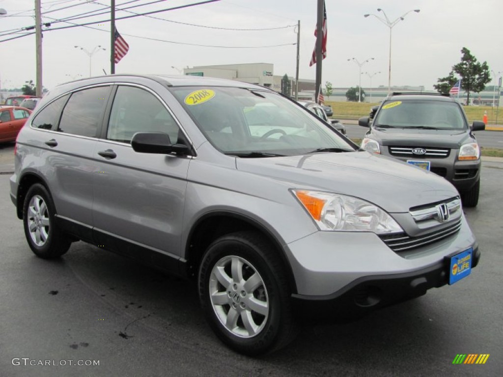 2008 CR-V EX 4WD - Whistler Silver Metallic / Gray photo #20