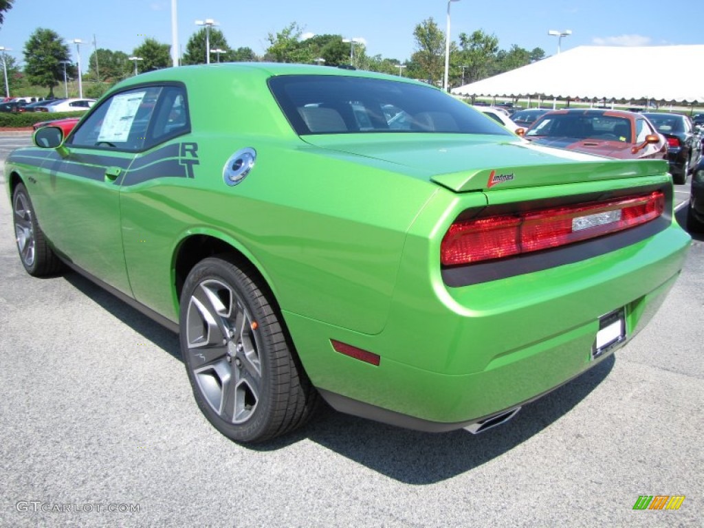 2011 Challenger R/T Classic - Green with Envy / Dark Slate Gray photo #2