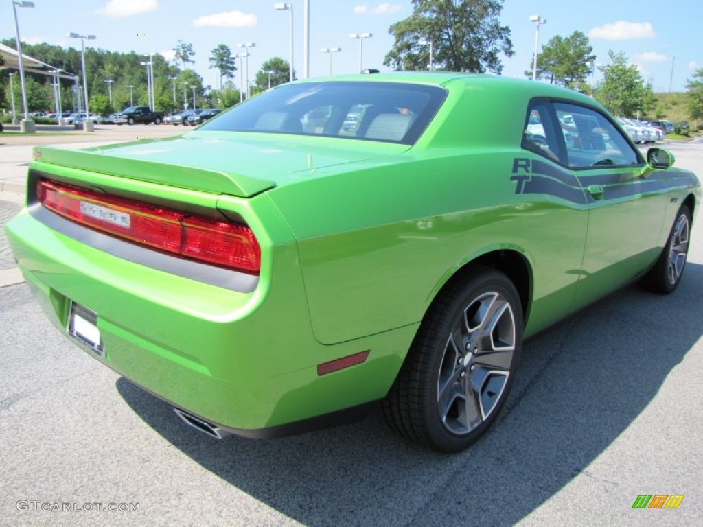 2011 Challenger R/T Classic - Green with Envy / Dark Slate Gray photo #3