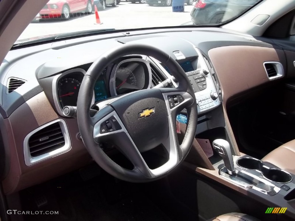 2011 Chevrolet Equinox LTZ Brownstone/Jet Black Dashboard Photo #51911807