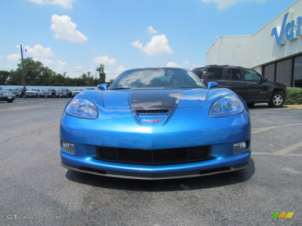 2009 Corvette Z06 - Jetstream Blue Metallic / Ebony photo #2