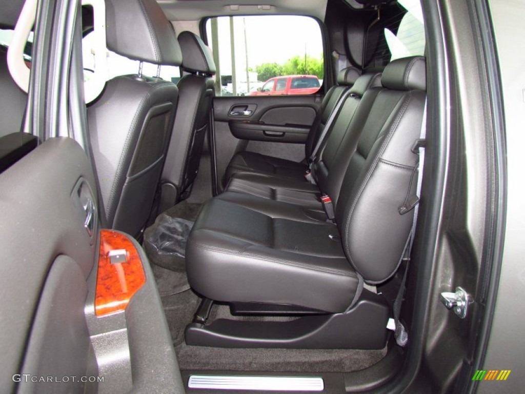 Ebony Interior 2009 Chevrolet Avalanche LTZ Photo #51913067