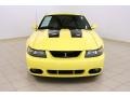 2003 Zinc Yellow Ford Mustang Cobra Coupe  photo #2