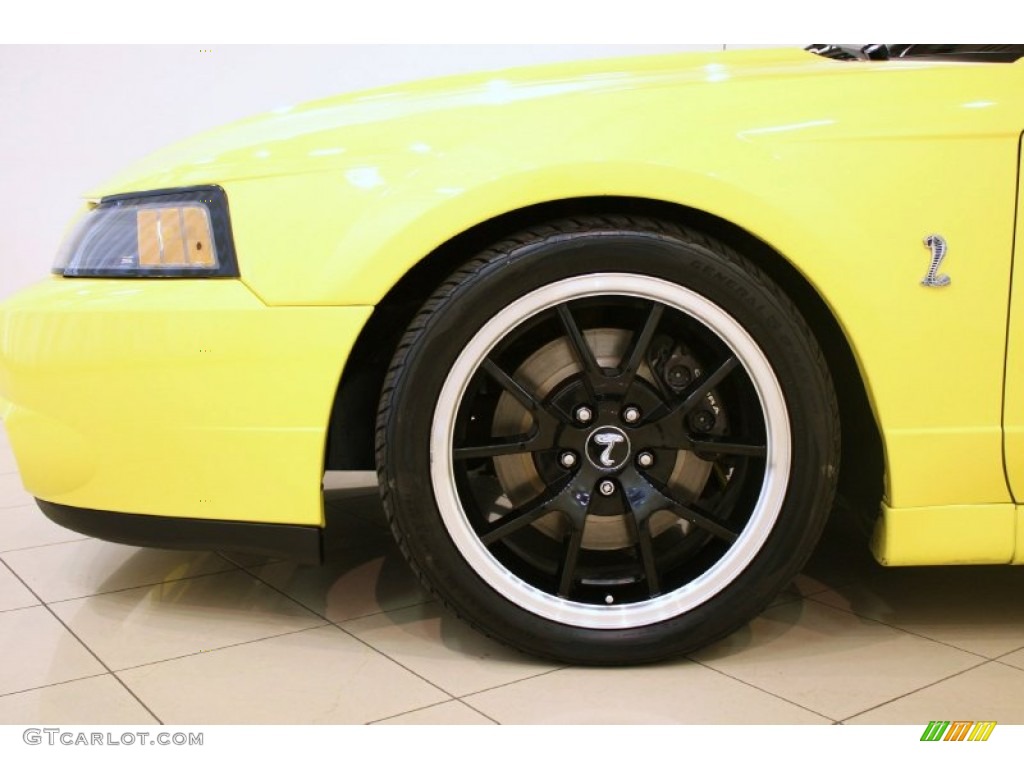 2003 Mustang Cobra Coupe - Zinc Yellow / Dark Charcoal/Medium Graphite photo #20
