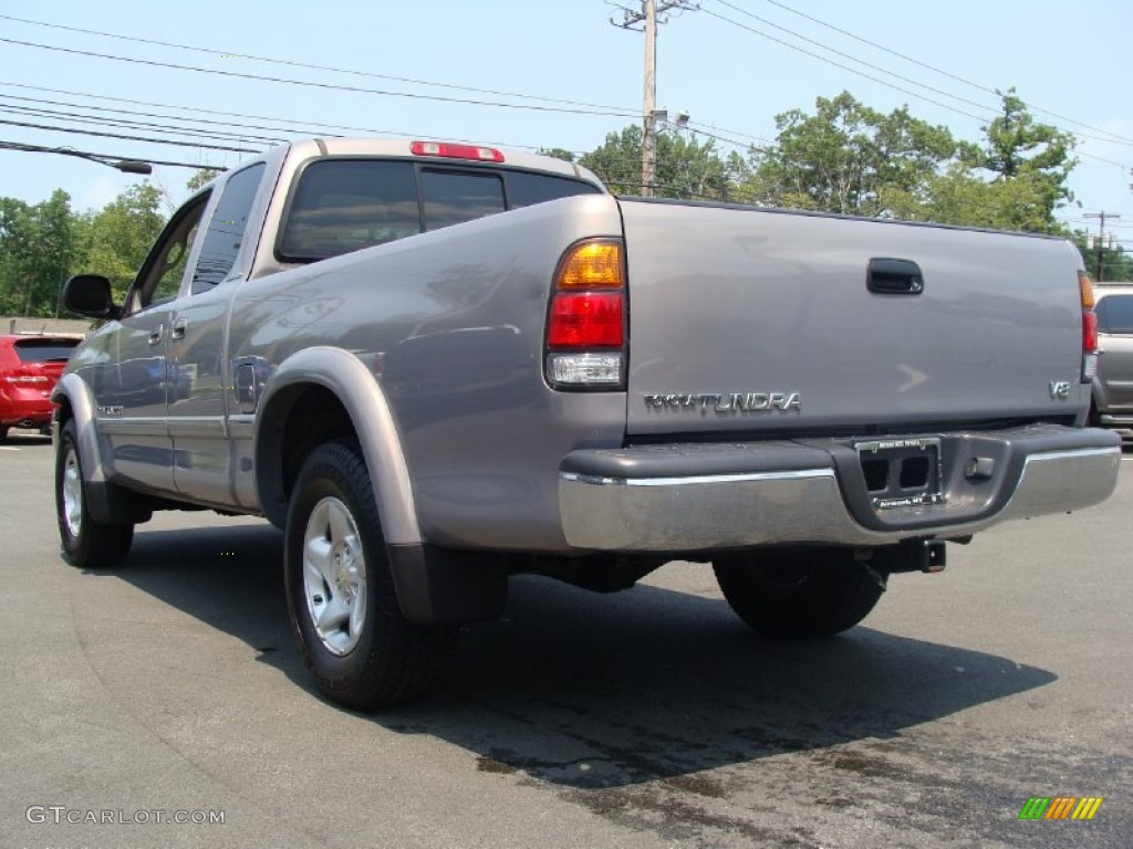 2000 Tundra Limited Extended Cab - Thunder Gray Metallic / Gray photo #6