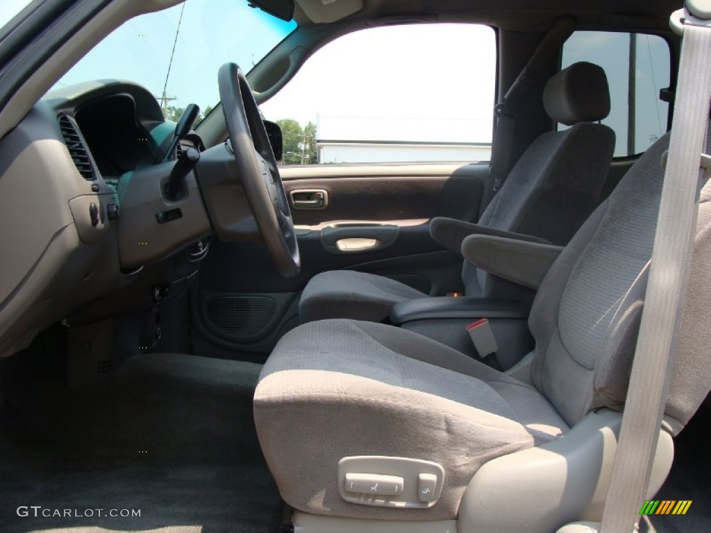 2000 Tundra Limited Extended Cab - Thunder Gray Metallic / Gray photo #9