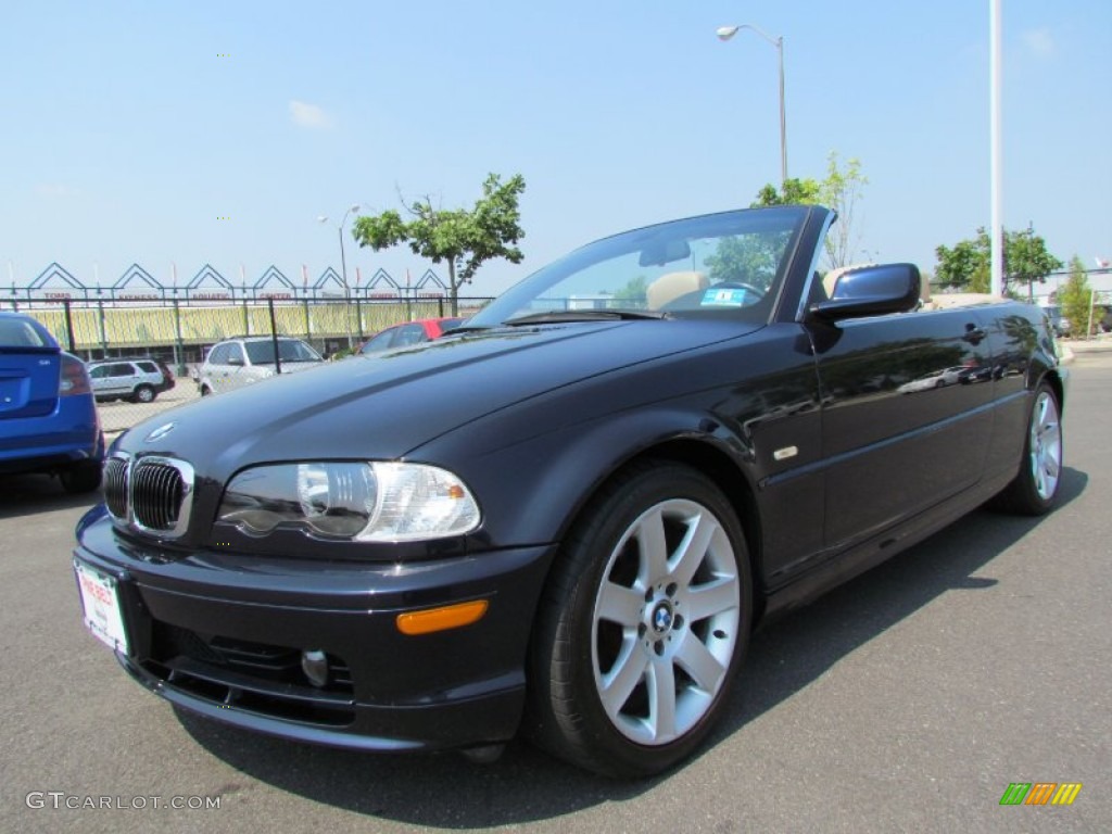 2003 3 Series 325i Convertible - Orient Blue Metallic / Sand photo #1