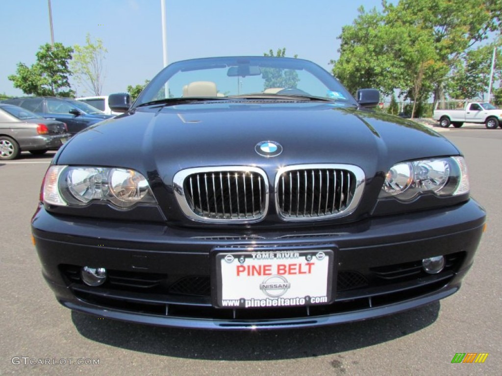 2003 3 Series 325i Convertible - Orient Blue Metallic / Sand photo #2