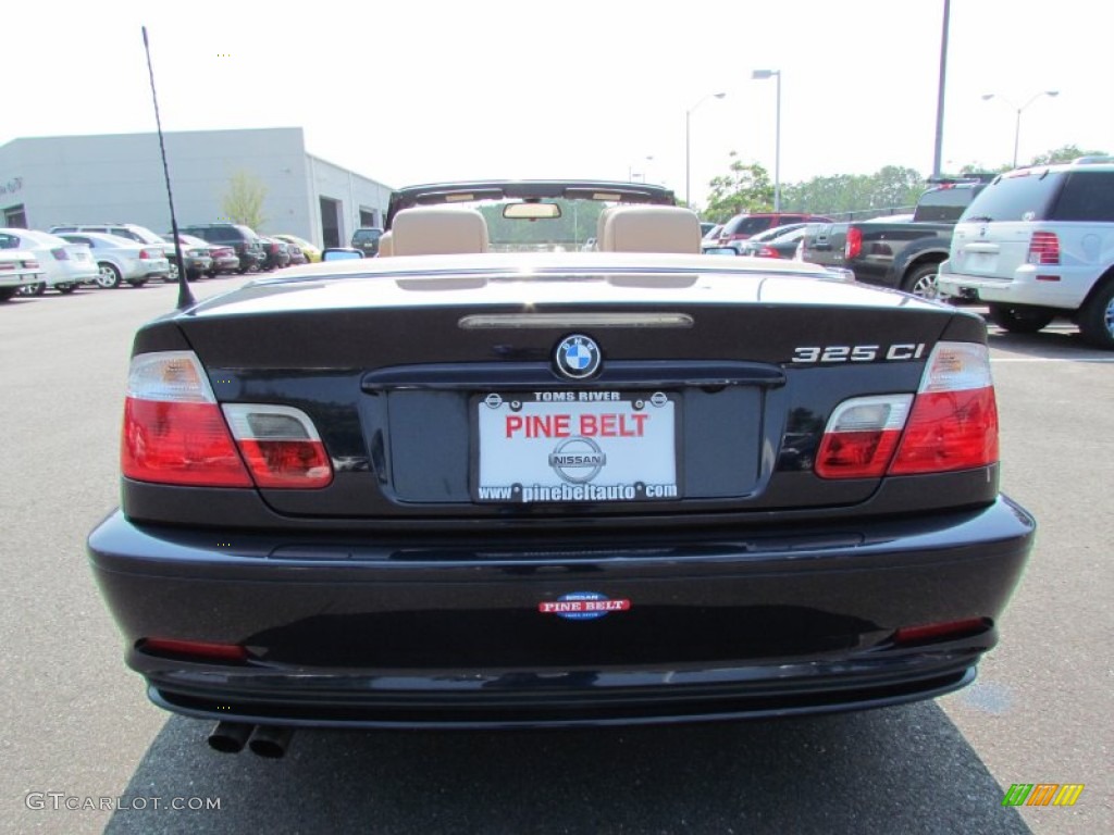2003 3 Series 325i Convertible - Orient Blue Metallic / Sand photo #6
