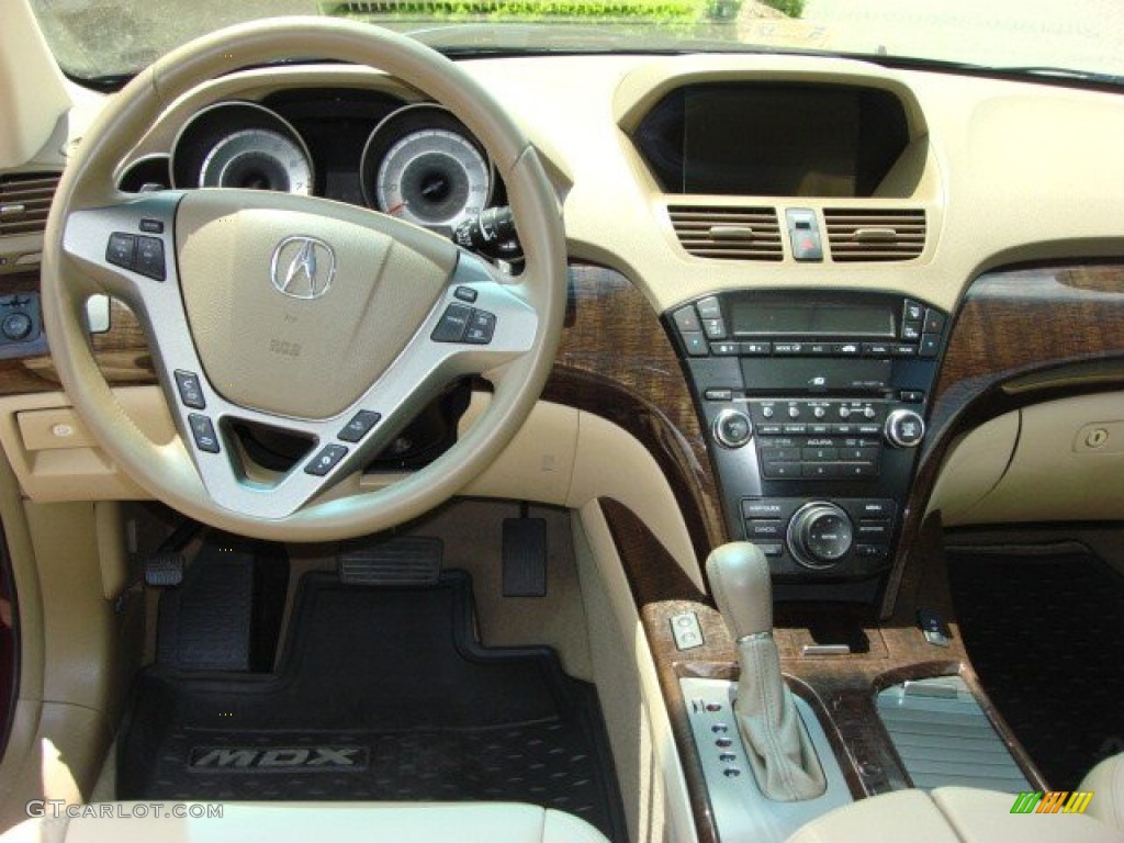 2010 Acura MDX Technology Parchment Dashboard Photo #51915053