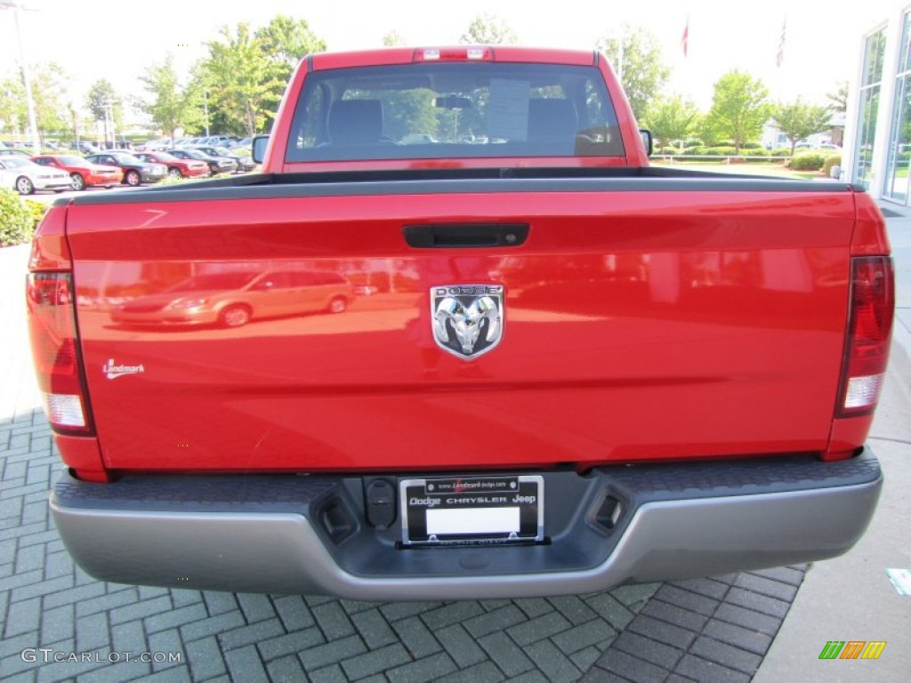 2009 Ram 1500 ST Regular Cab - Flame Red / Dark Slate/Medium Graystone photo #4