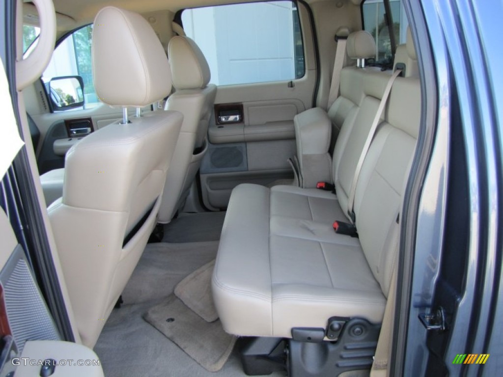 2006 F150 Lariat SuperCrew - Medium Wedgewood Blue Metallic / Tan photo #15