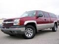 2005 Sport Red Metallic Chevrolet Silverado 1500 Z71 Extended Cab 4x4  photo #1