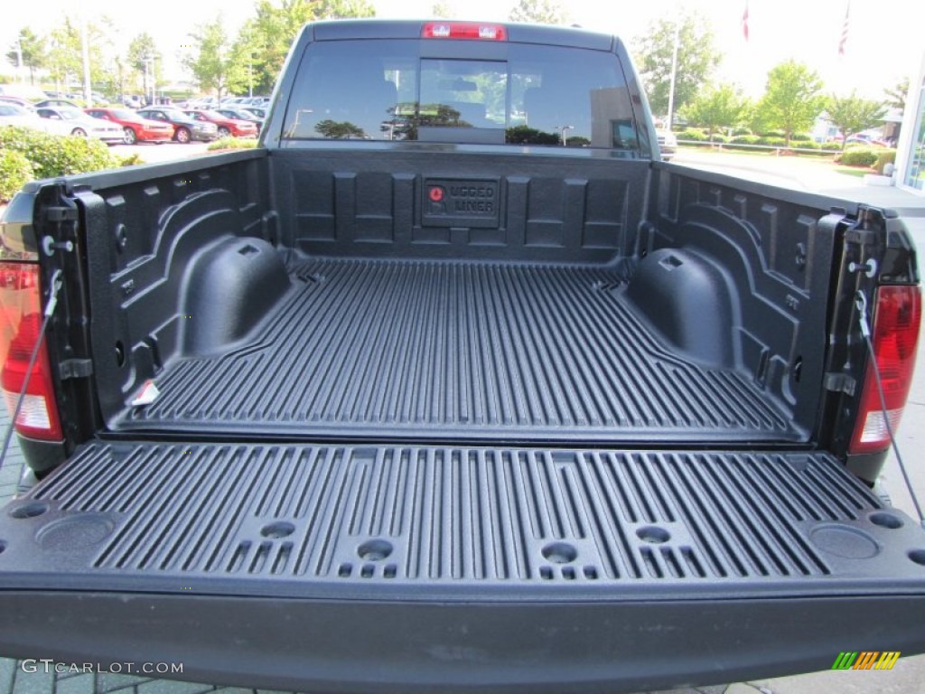 2011 Ram 1500 SLT Quad Cab - Brilliant Black Crystal Pearl / Dark Slate Gray/Medium Graystone photo #15