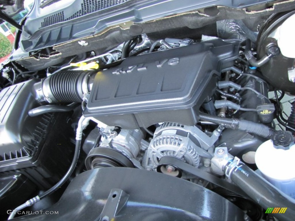2011 Ram 1500 SLT Quad Cab - Brilliant Black Crystal Pearl / Dark Slate Gray/Medium Graystone photo #29