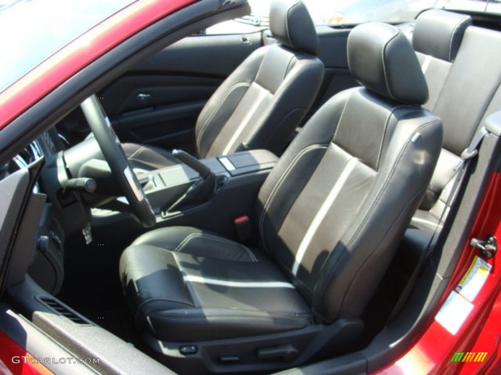 Charcoal Black/Cashmere Interior 2010 Ford Mustang GT Premium Convertible Photo #51918518