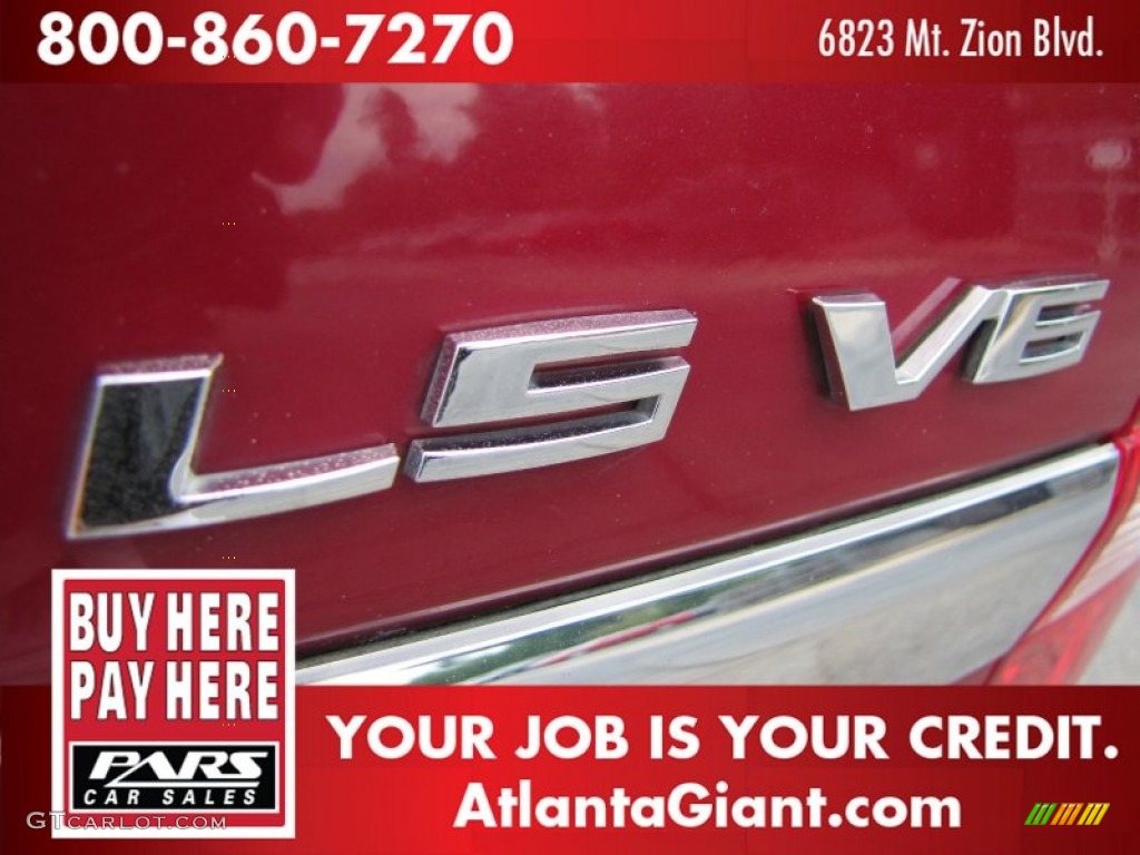 2004 Malibu LS V6 Sedan - Sport Red Metallic / Gray photo #8