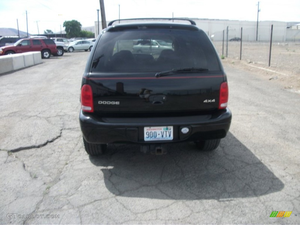 2001 Durango SLT 4x4 - Black / Sandstone photo #4