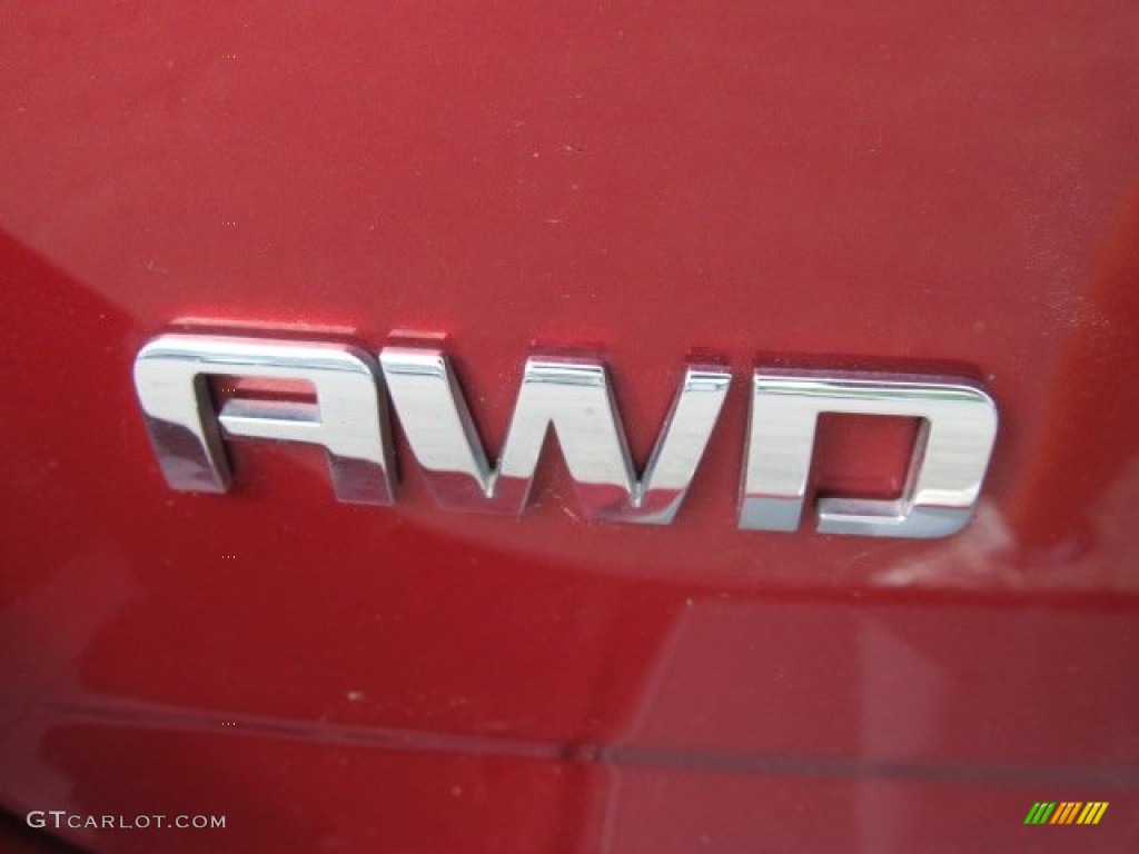 2010 Equinox LS AWD - Cardinal Red Metallic / Jet Black/Light Titanium photo #7