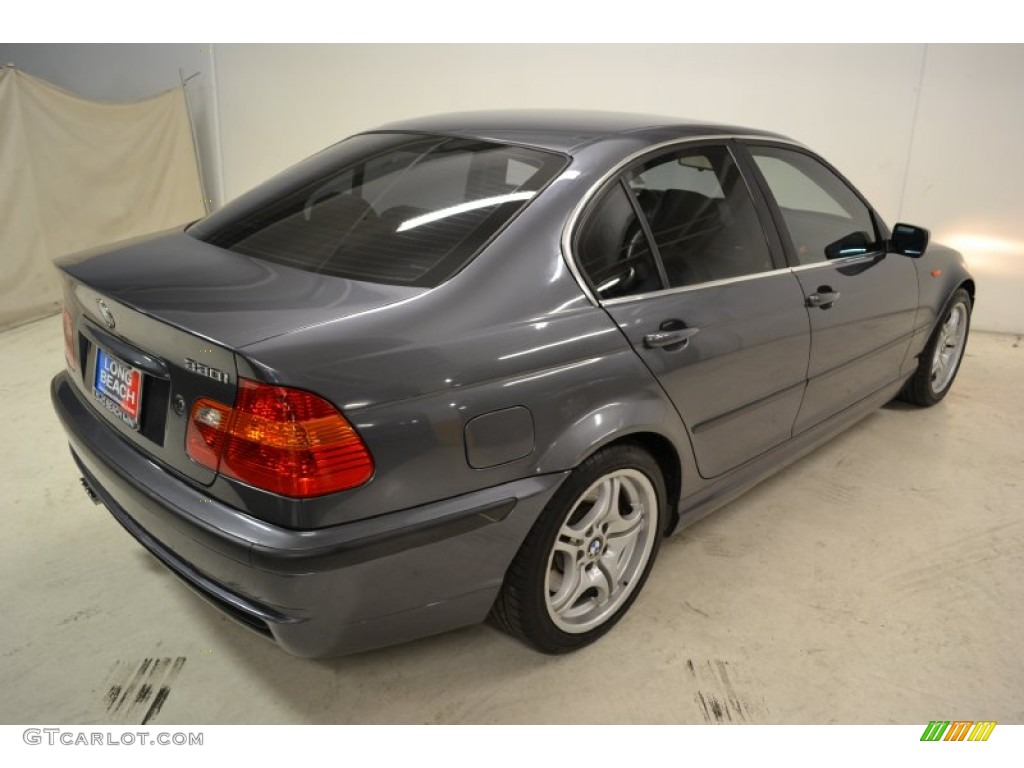 2003 3 Series 330i Sedan - Steel Grey Metallic / Black photo #5