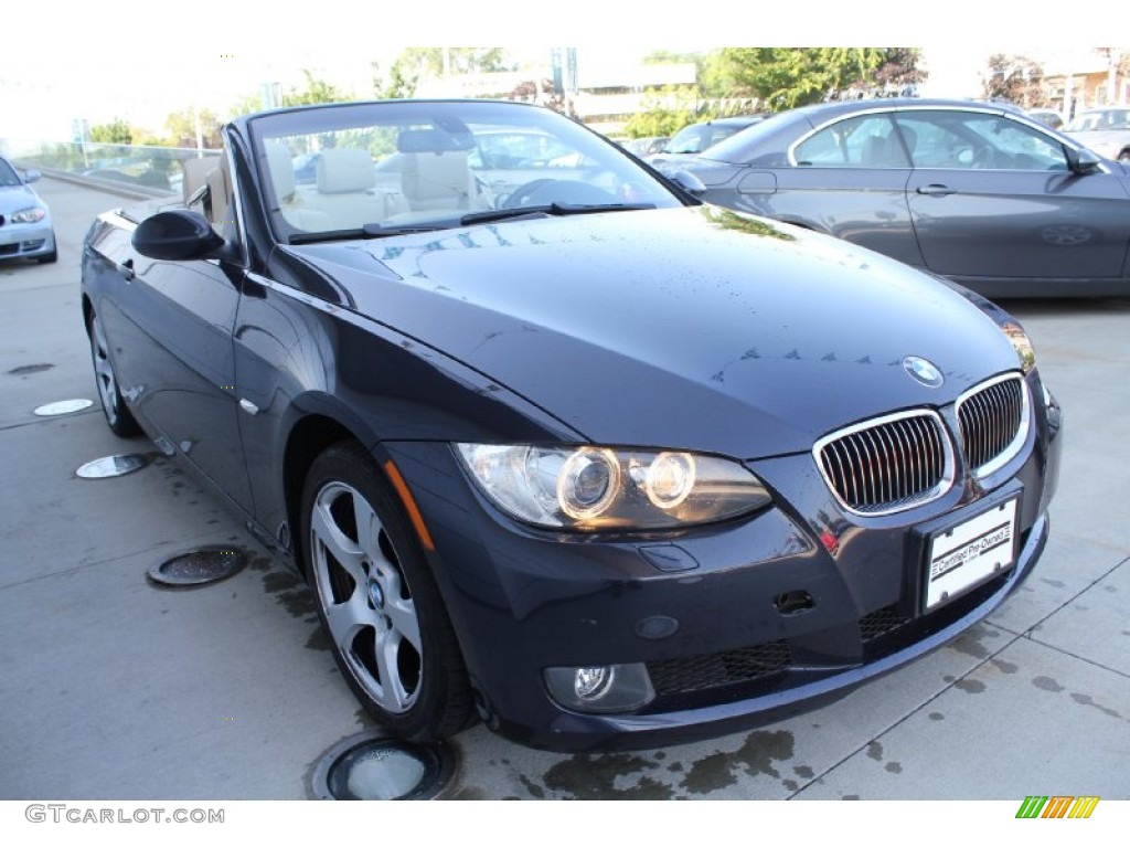 2008 3 Series 328i Convertible - Monaco Blue Metallic / Cream Beige photo #8