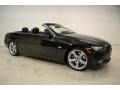 2008 Jet Black BMW 3 Series 335i Convertible  photo #2