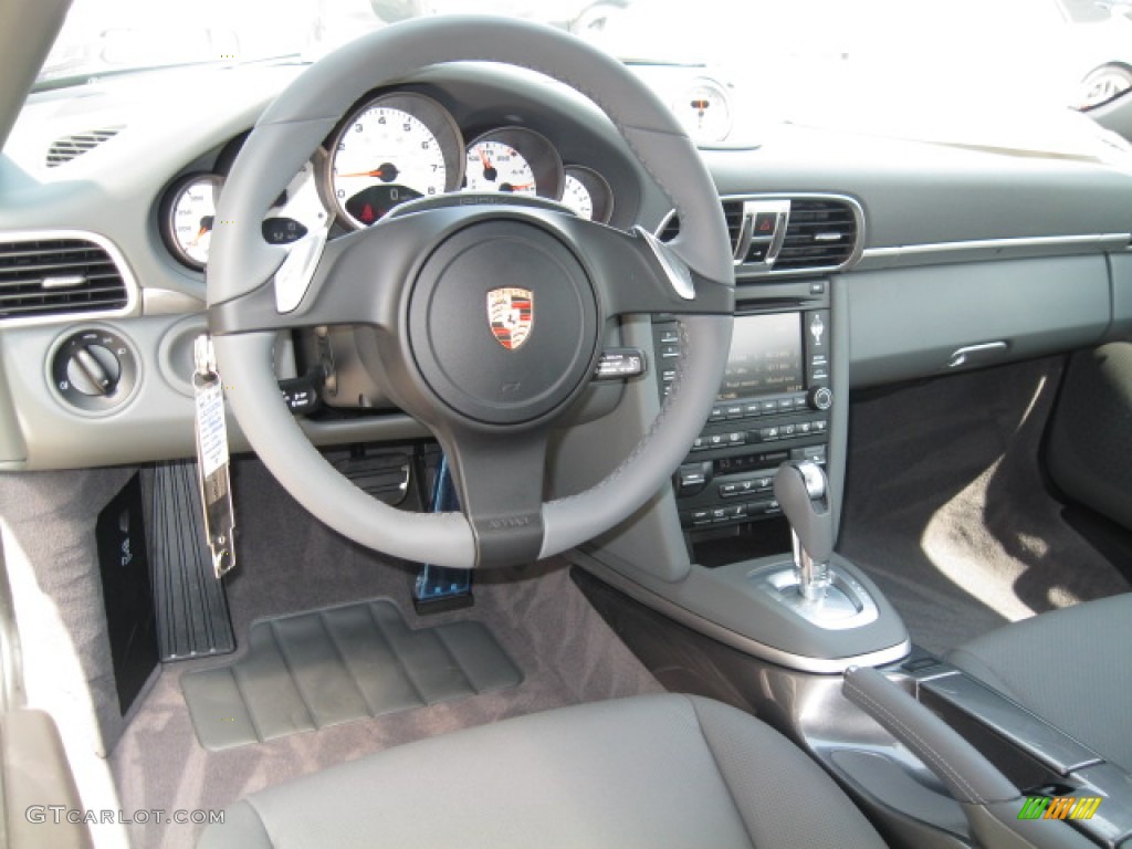 2012 911 Carrera S Cabriolet - Meteor Grey Metallic / Stone Grey photo #6
