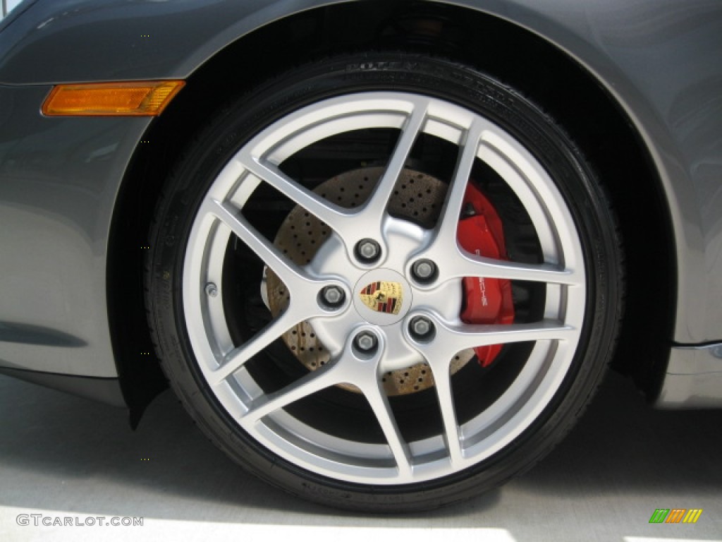 2012 911 Carrera S Cabriolet - Meteor Grey Metallic / Stone Grey photo #9