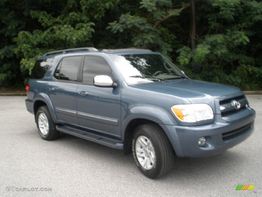 2007 Sequoia Limited - Bluesteel Mica / Taupe photo #1