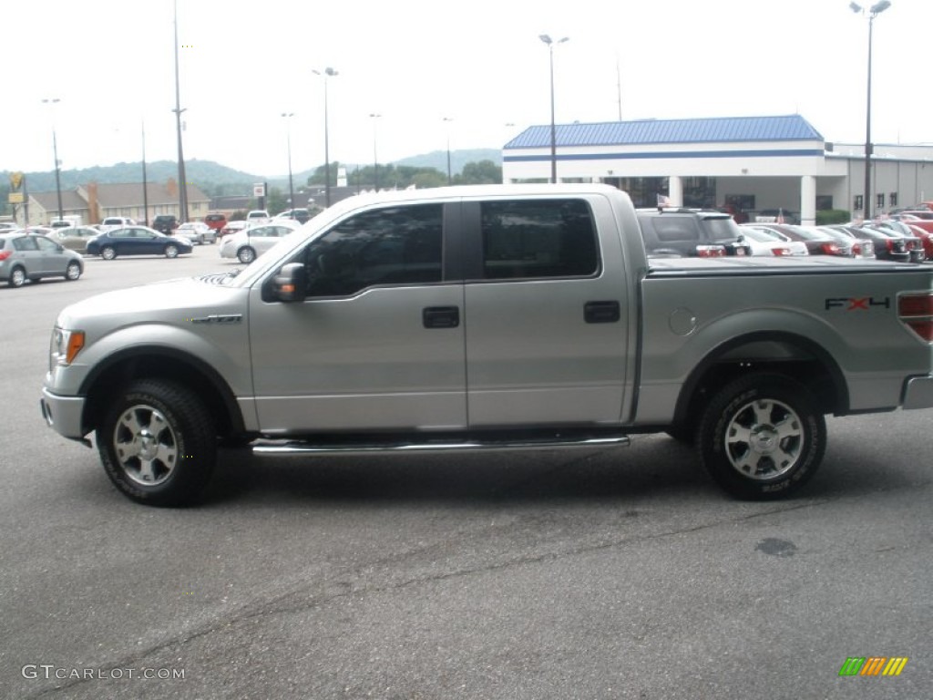 2010 F150 FX4 SuperCrew 4x4 - Ingot Silver Metallic / Black photo #12