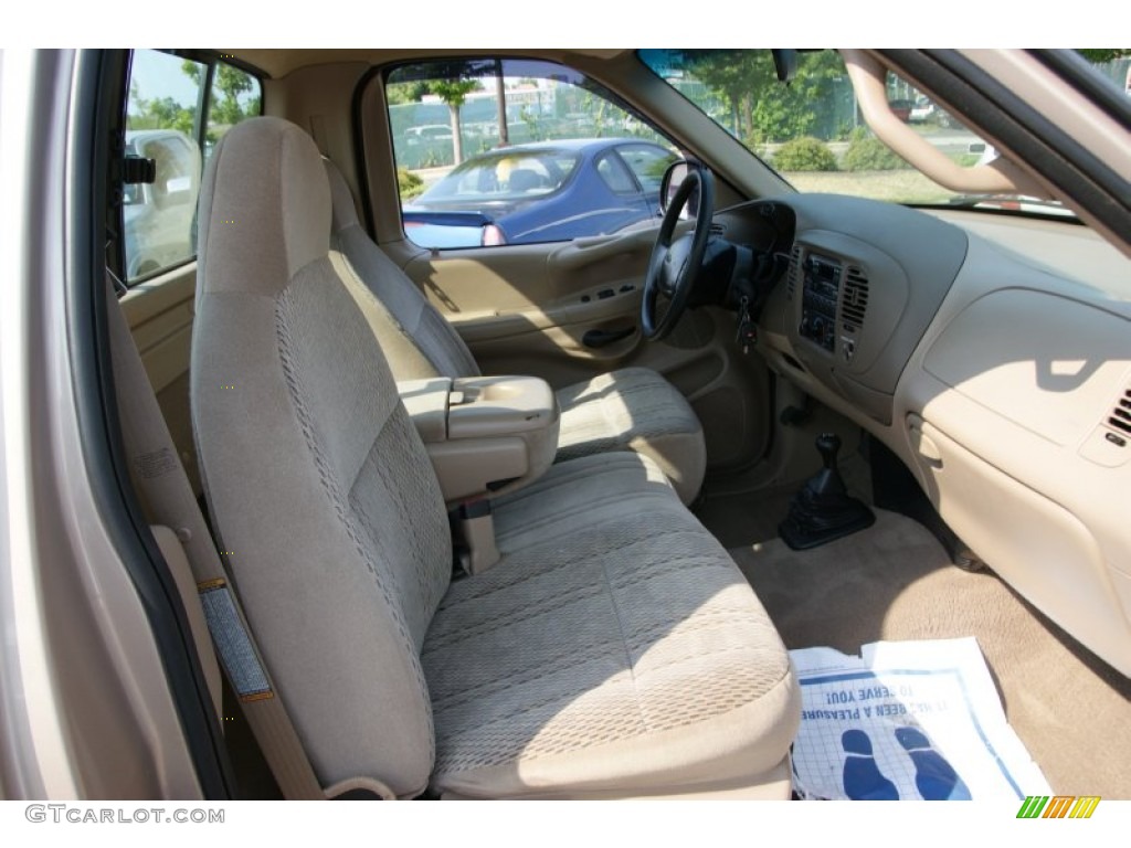 1998 F150 XLT Regular Cab 4x4 - Prairie Tan Metallic / Medium Prairie Tan photo #11