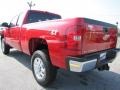 2011 Victory Red Chevrolet Silverado 2500HD LT Extended Cab 4x4  photo #4