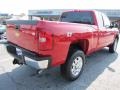 2011 Victory Red Chevrolet Silverado 2500HD LT Extended Cab 4x4  photo #6