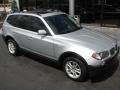 2005 Titanium Silver Metallic BMW X3 2.5i  photo #10