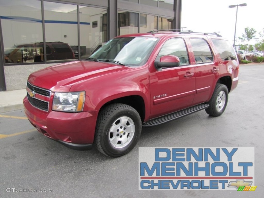 2007 Tahoe LT 4x4 - Sport Red Metallic / Dark Titanium/Light Titanium photo #1
